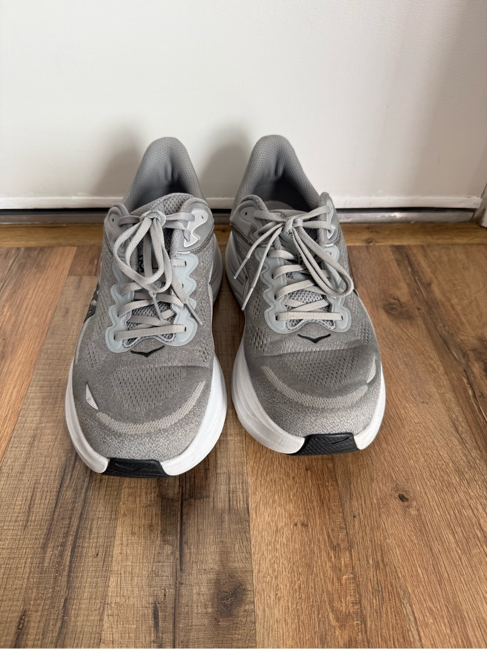 Hoka One One Men's Grey Athletic Running Shoes